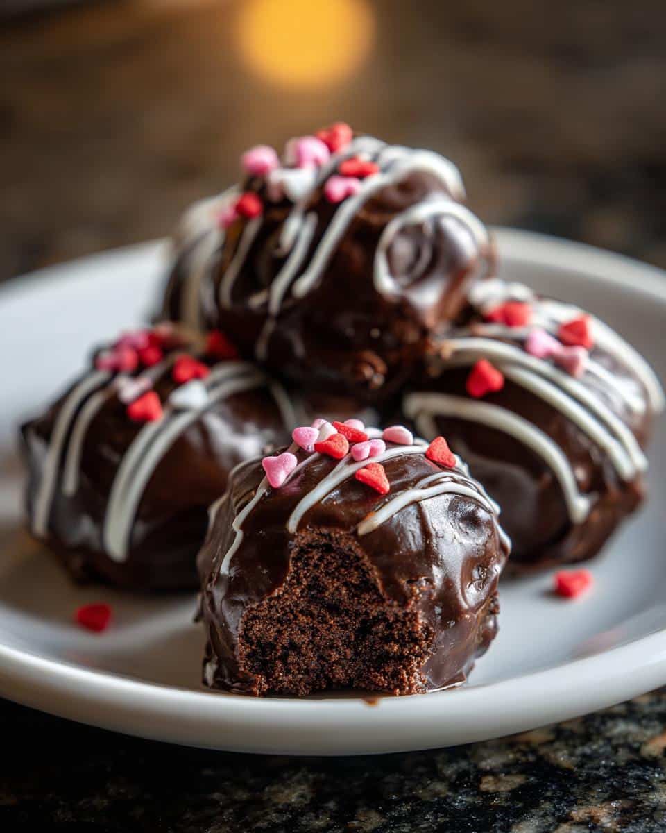 Oreo Truffle Valentine Bites - detail 3