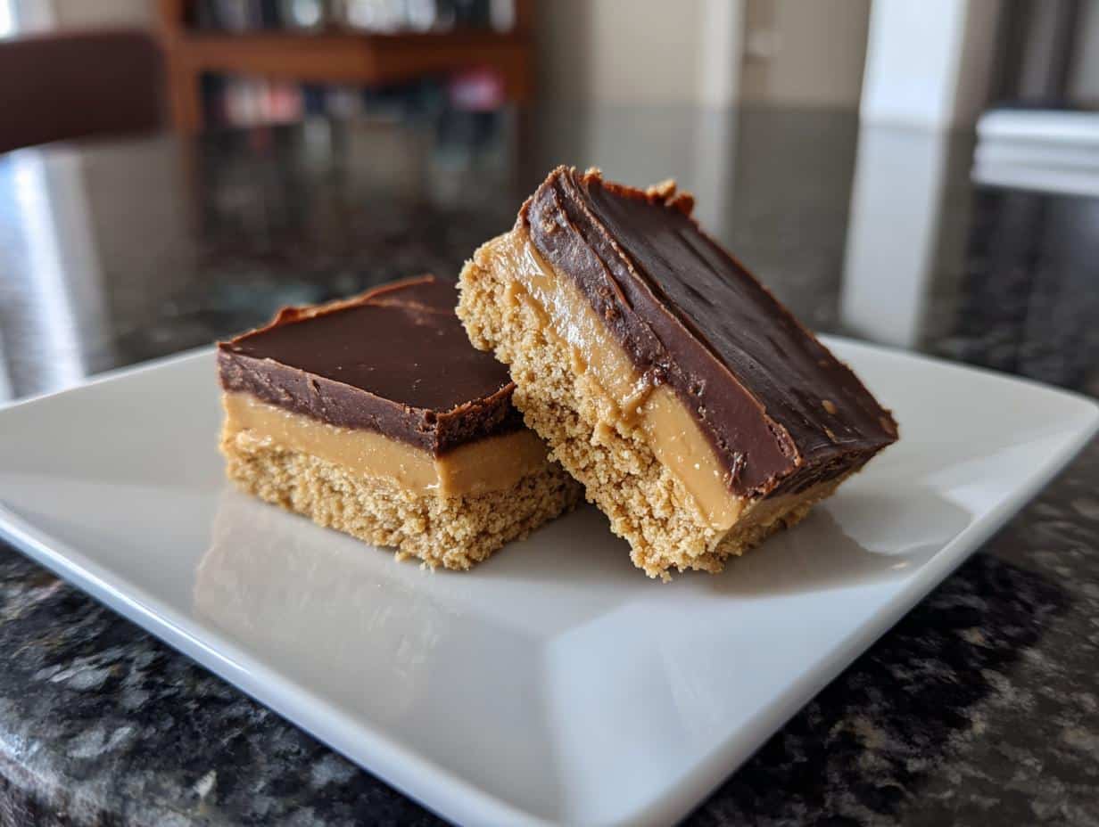Irresistible Peanut Butter Icebox Bars in 15 Minutes