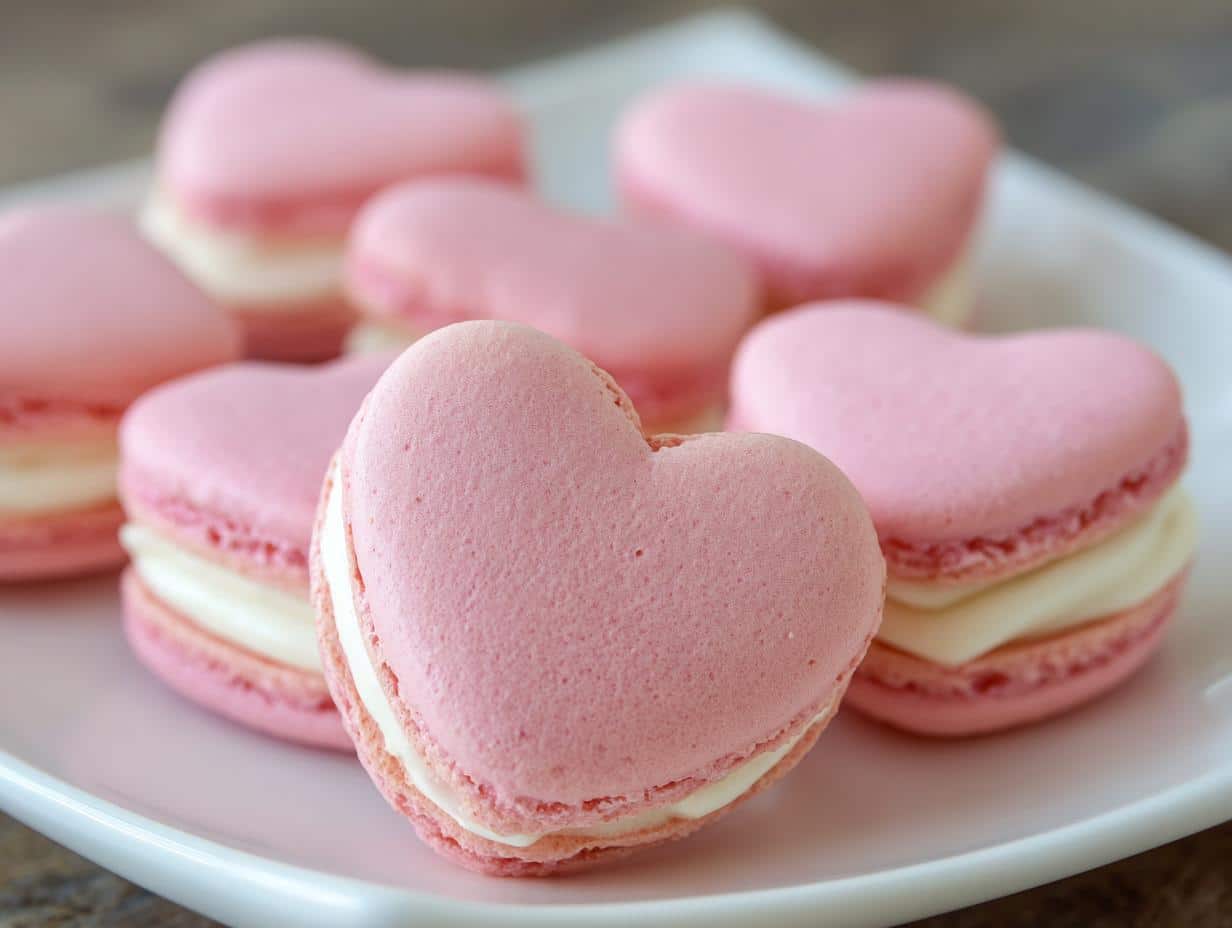 3 Irresistible Pink Macaron Sandwich Hearts to Wow Your Valentine