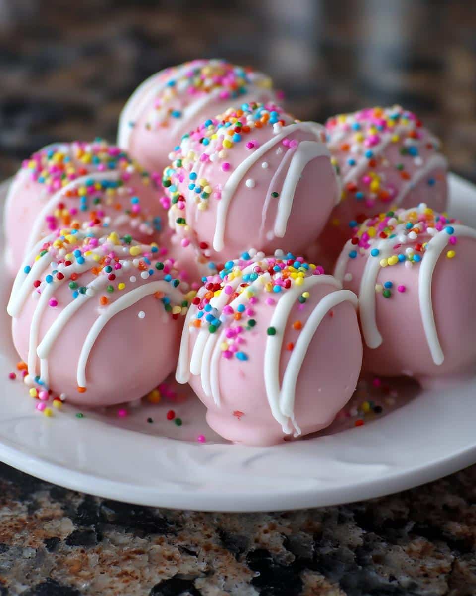 Pink Velvet Cake Pops - detail 1