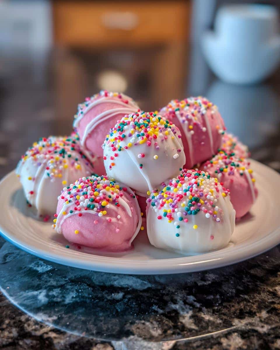 Pink Velvet Cake Pops - detail 2