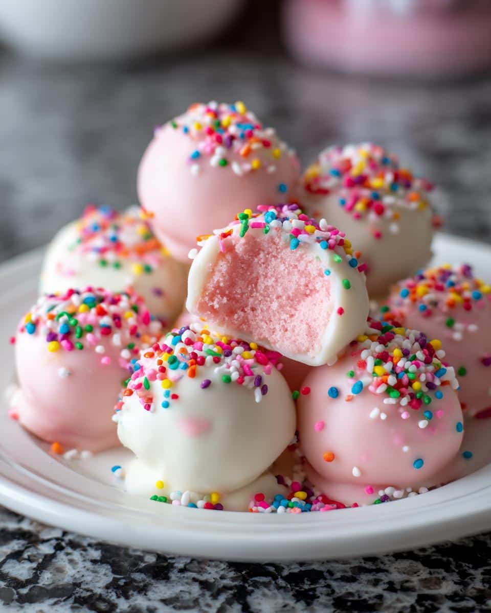 Pink Velvet Cake Pops - detail 3