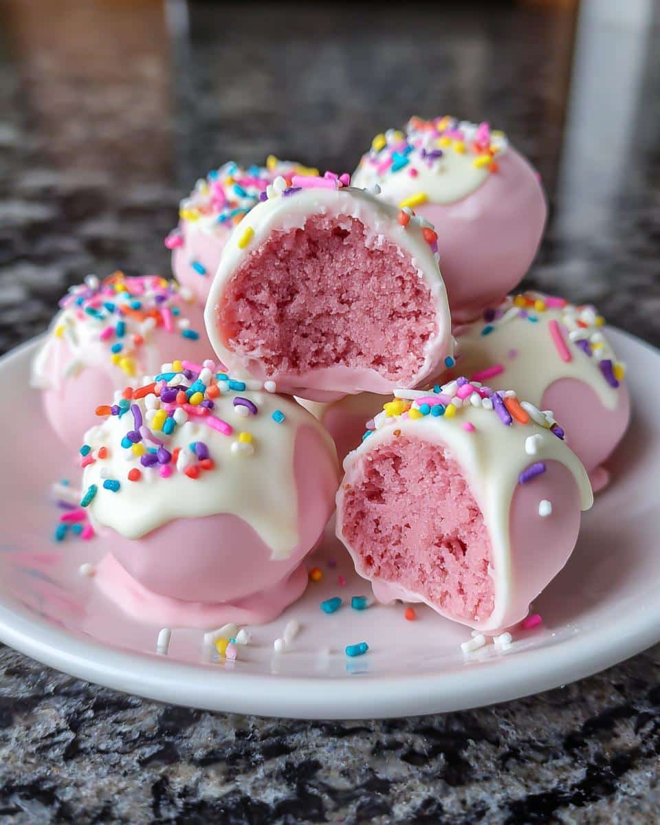 Pink Velvet Cake Pops - detail 4