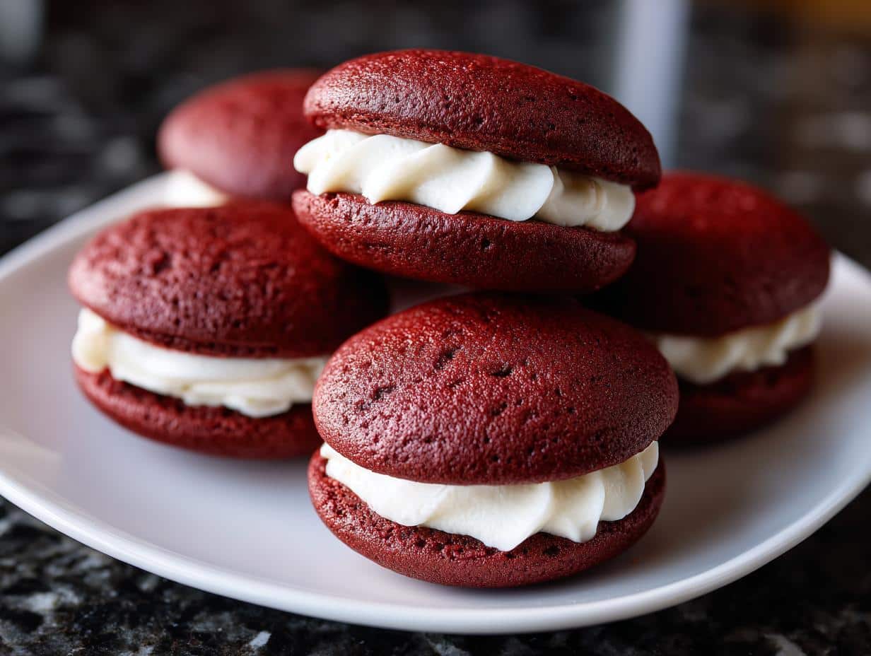 Irresistible Red Velvet Whoopie Pie Cookies in 30 Minutes