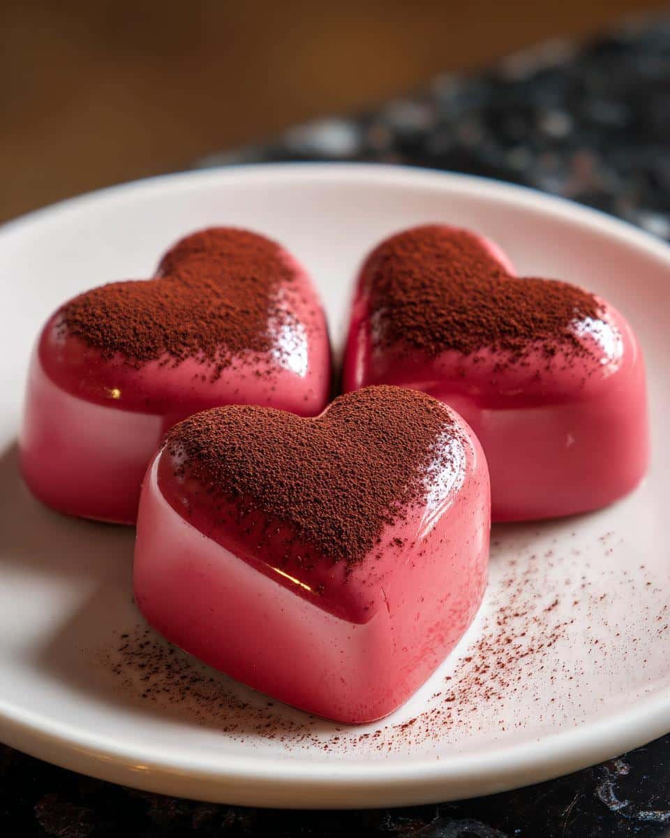 Ruby Chocolate Truffle Hearts - detail 2