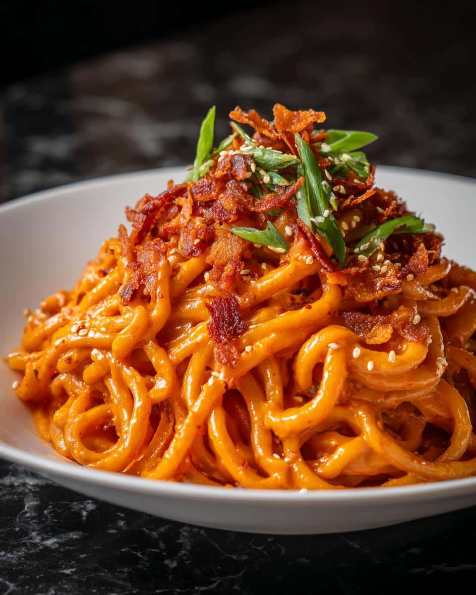 Spicy Gochujang Cream Pasta - detail 2