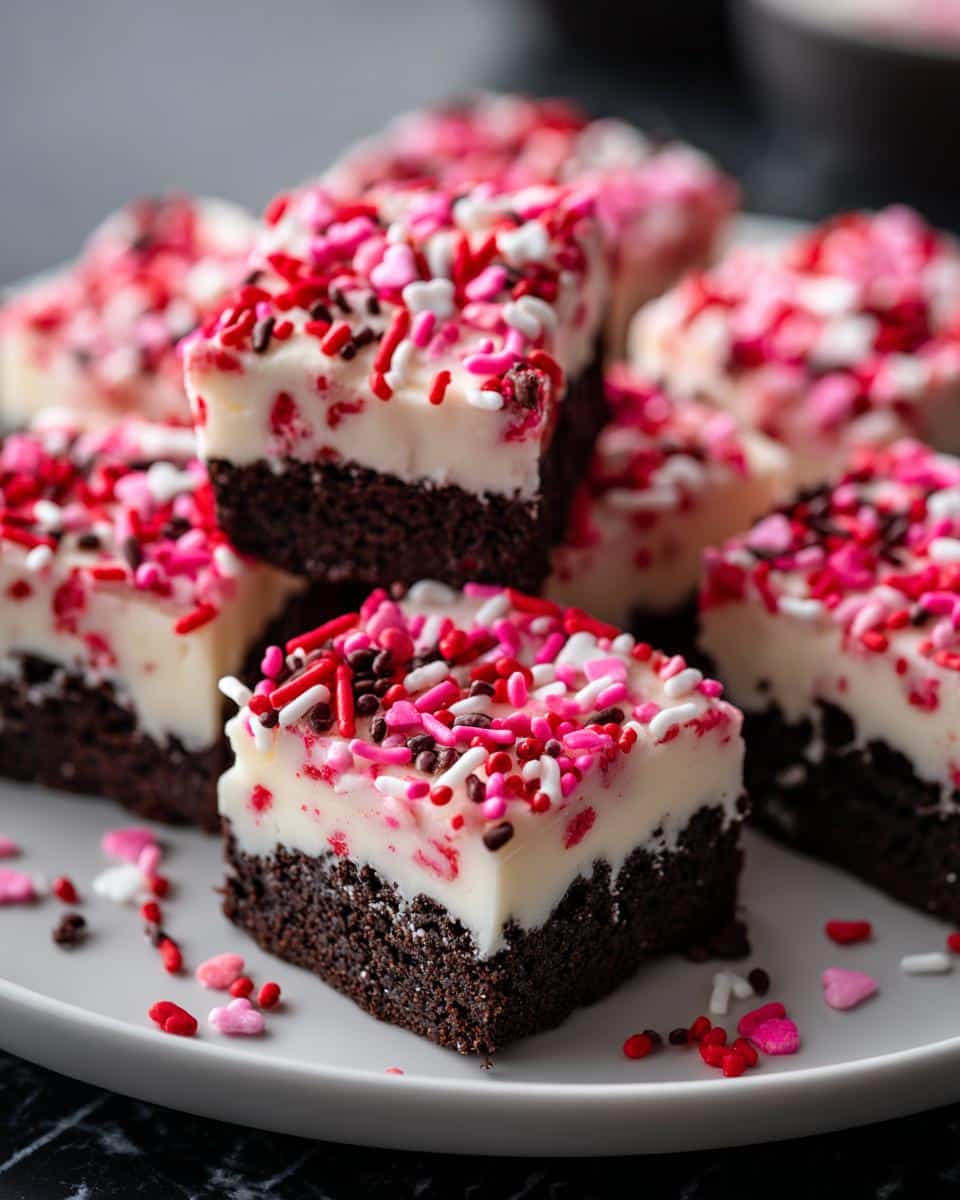 Sprinkle-Dipped Oreo Valentine Bars - detail 1