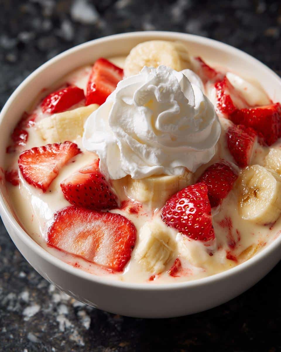 Strawberry Banana Pudding - detail 1