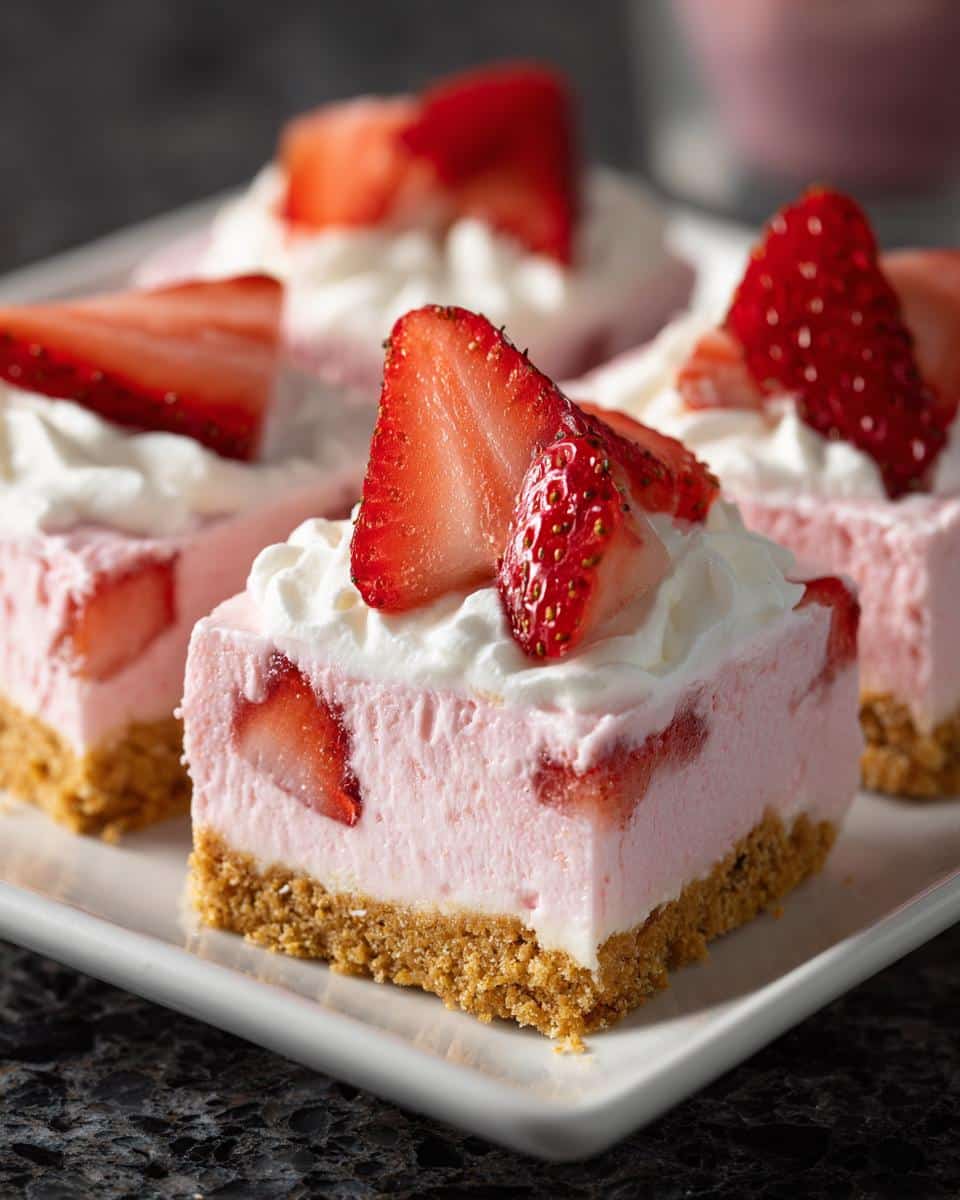 Strawberry Icebox Bars - detail 1