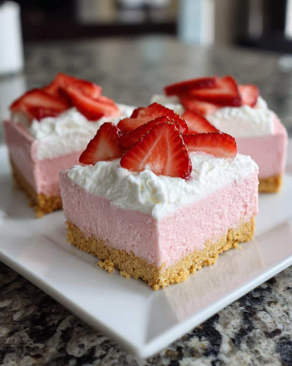 Strawberry Icebox Bars - detail 2