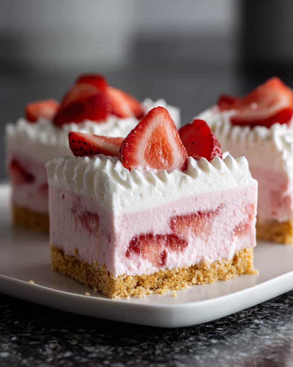 Strawberry Icebox Bars - detail 3