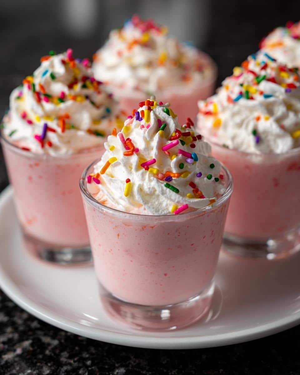 Strawberry Milkshake Shot Cups - detail 3