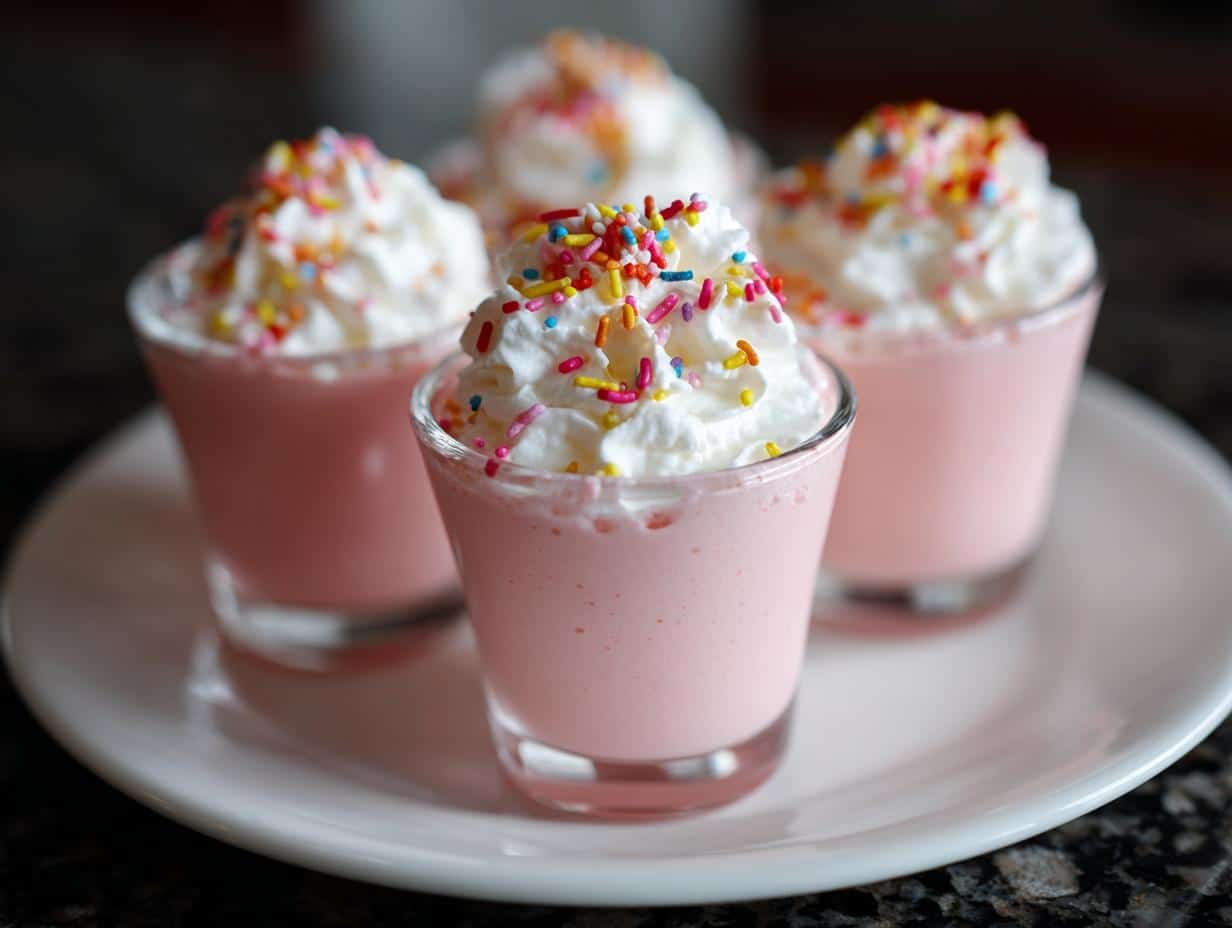 10-Minute Strawberry Milkshake Shot Cups That Wow Guests