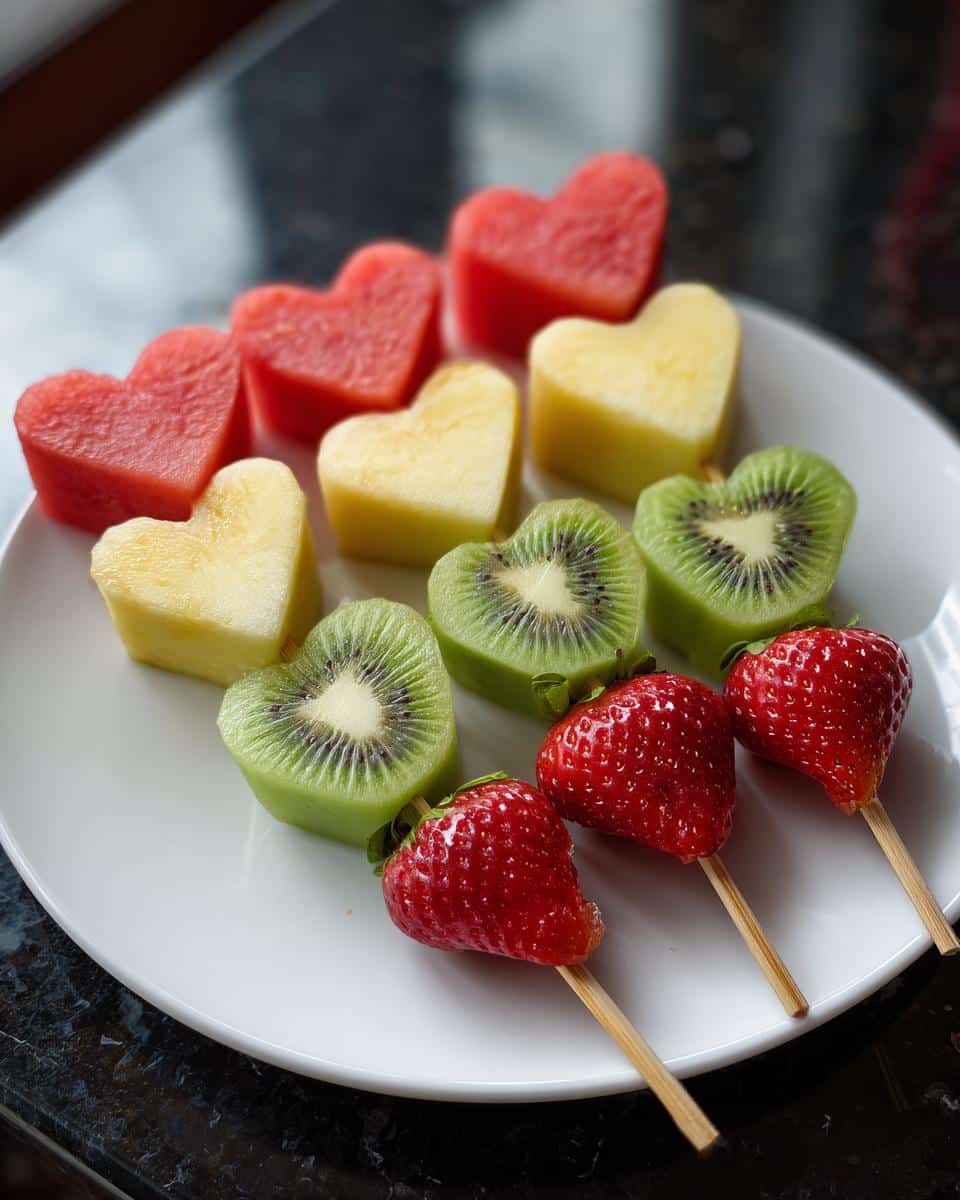 Tropical Heart Fruit Kabobs - detail 3