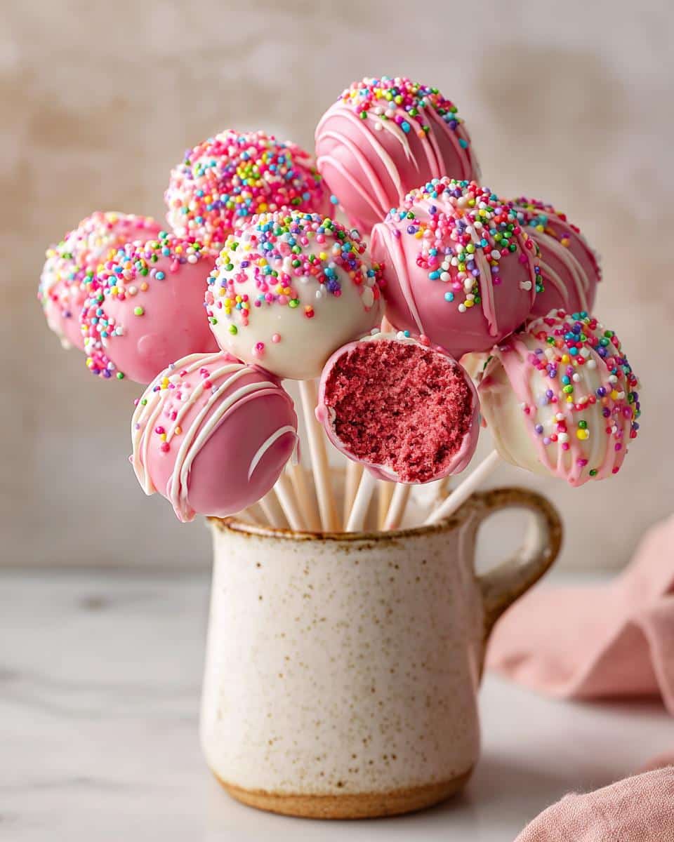Valentine Cake Pop Bouquet - detail 2