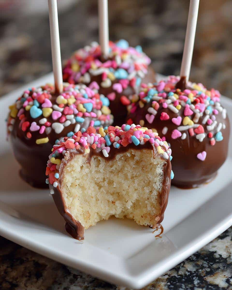 Valentine’s Day Cake Pops - detail 2