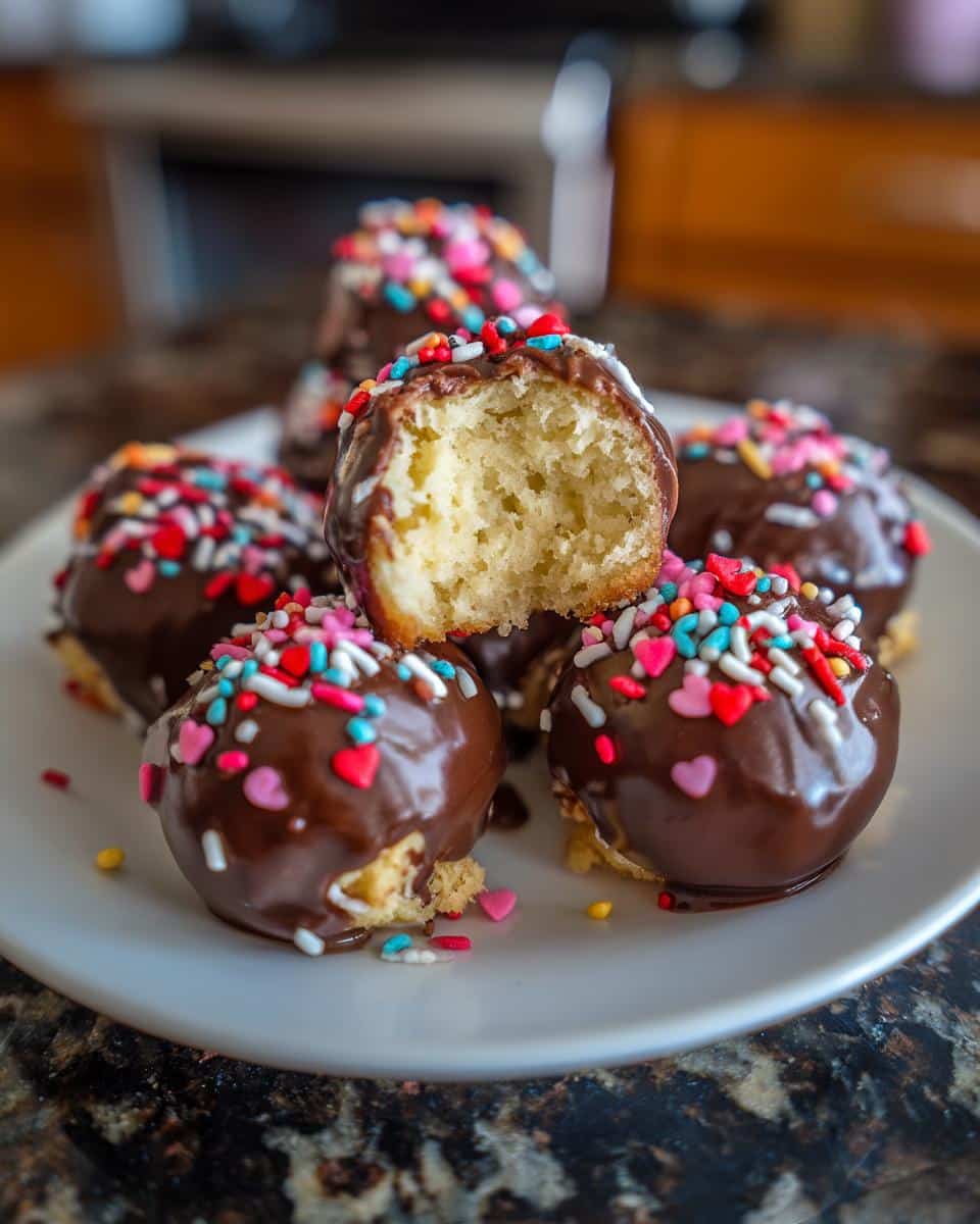 Valentine’s Day Cake Pops - detail 3