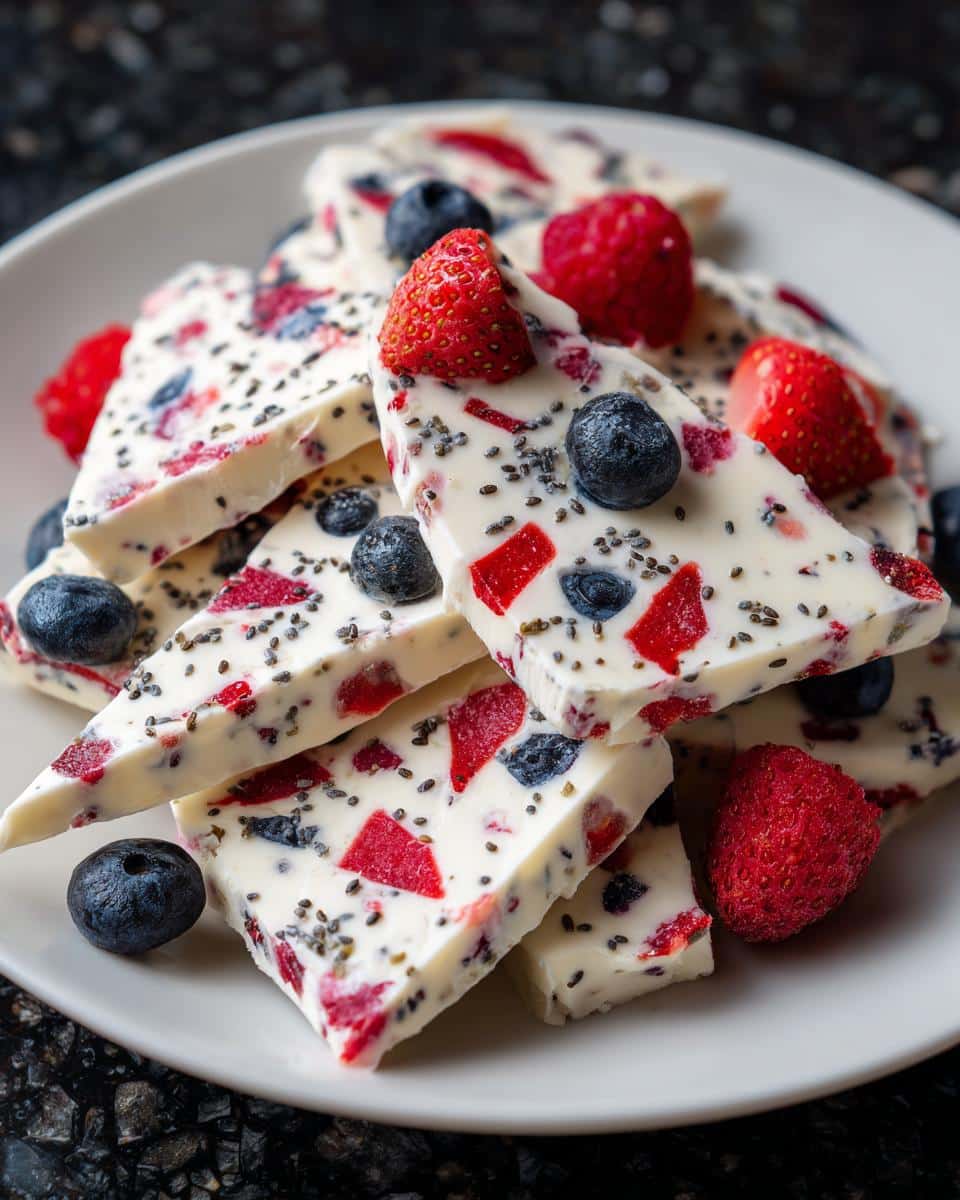 Yogurt Berry Bark - detail 1