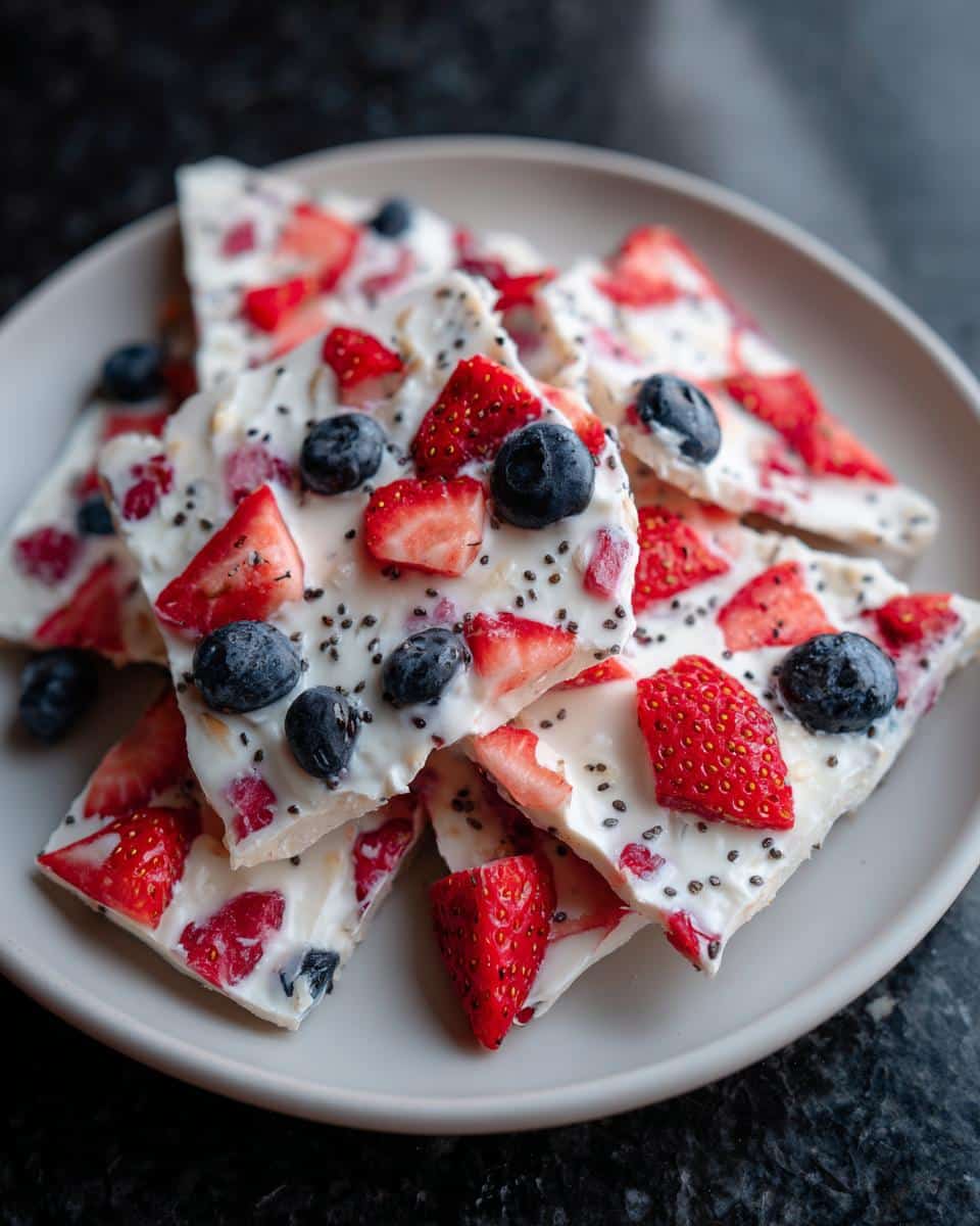 Yogurt Berry Bark - detail 2
