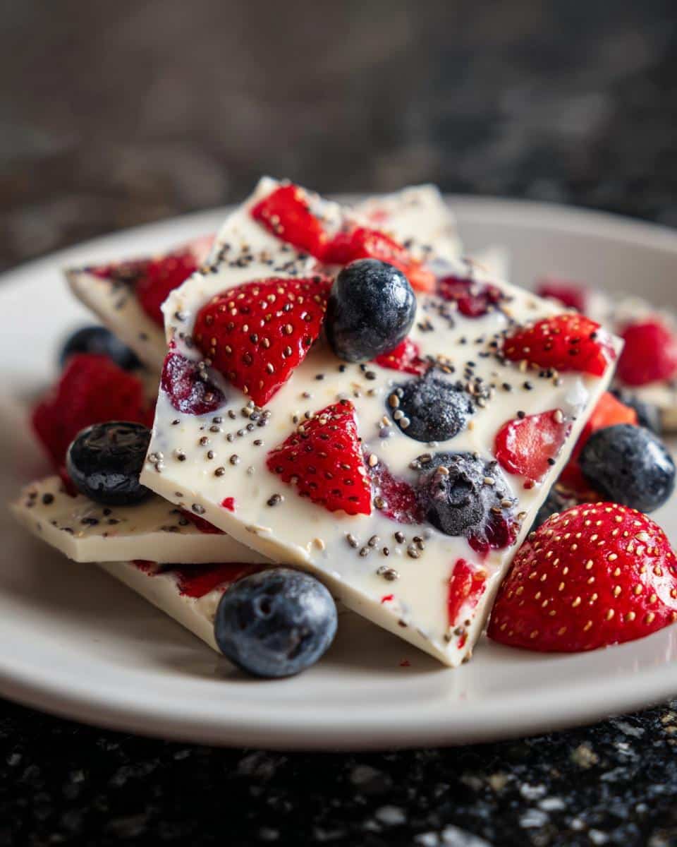 Yogurt Berry Bark - detail 3