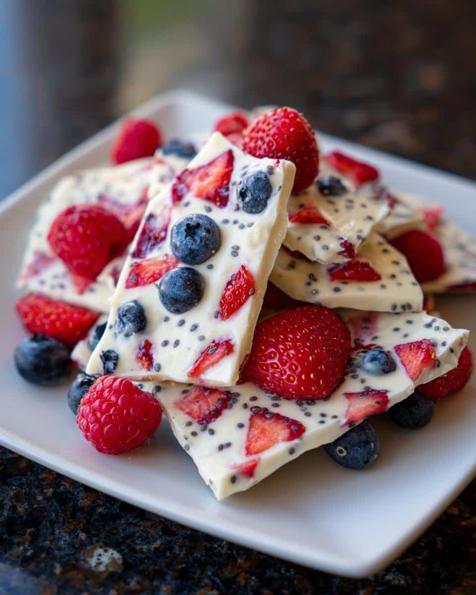 Yogurt Berry Bark - detail 4