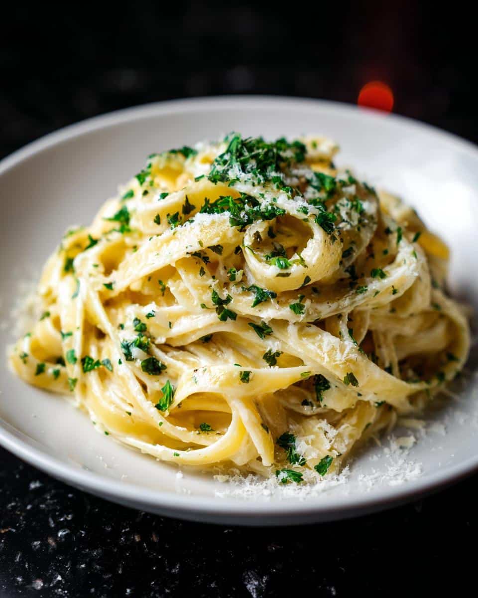 Creamy Basil Parmesan Pasta - detail 1