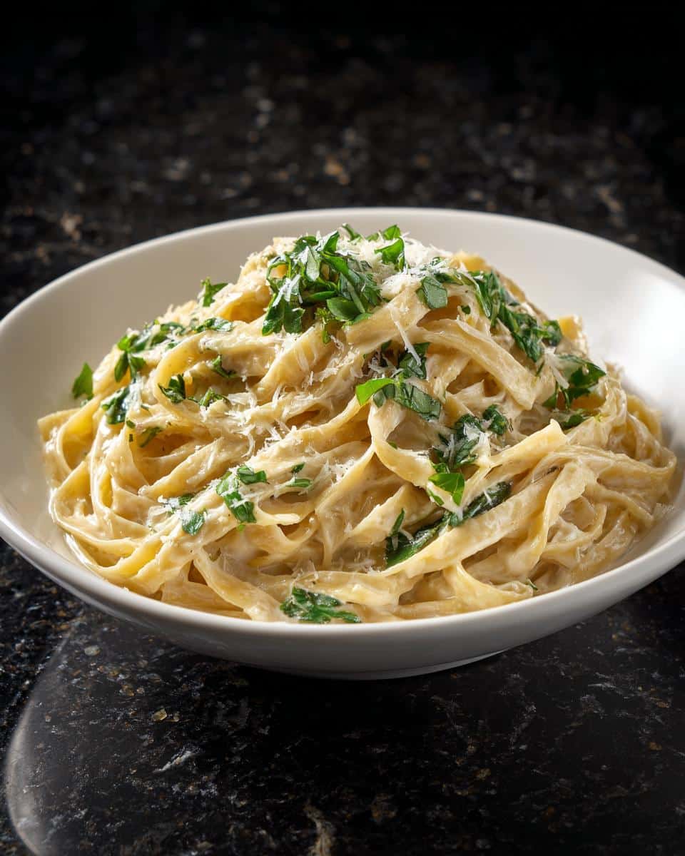 Creamy Basil Parmesan Pasta - detail 3