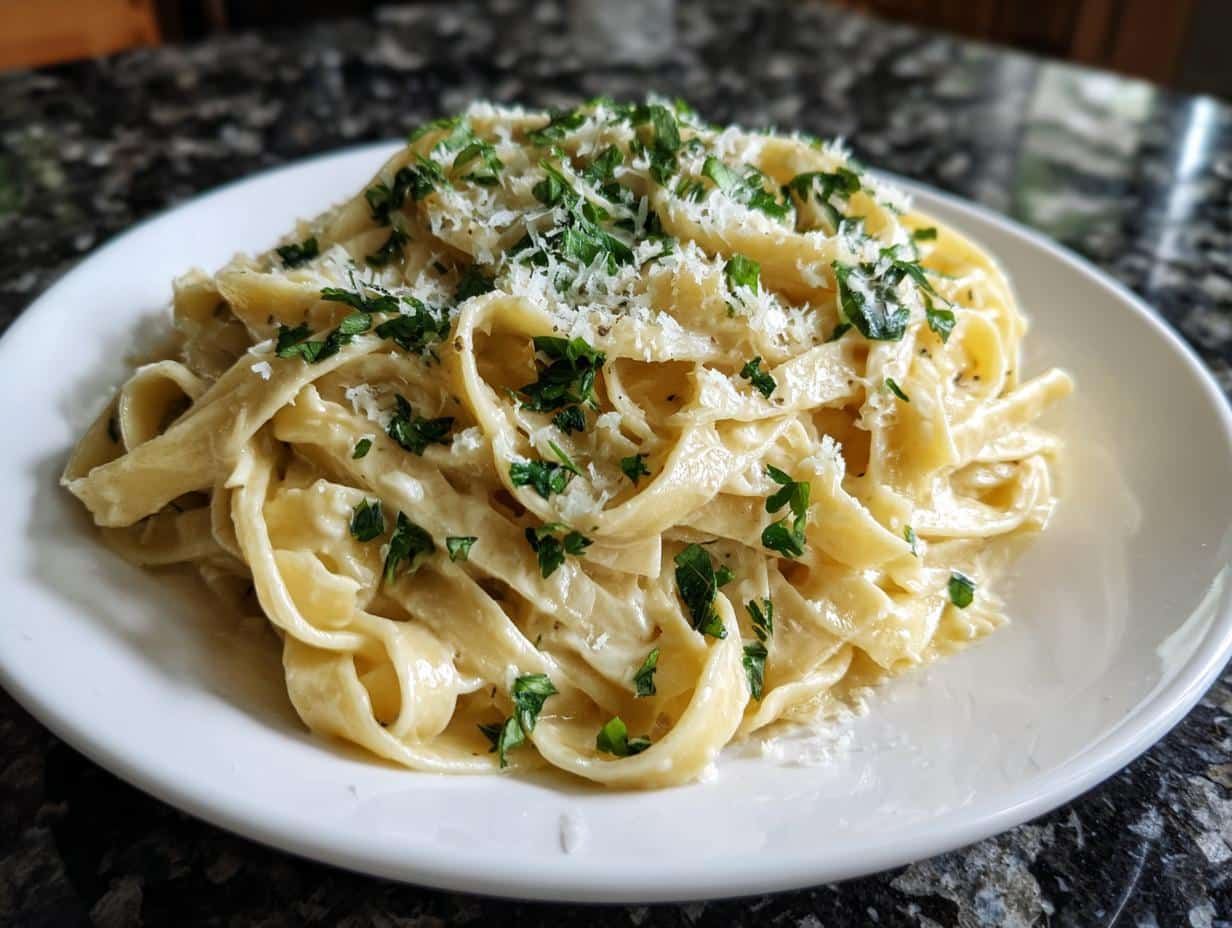 25-Minute Creamy Basil Parmesan Pasta That Will Wow You
