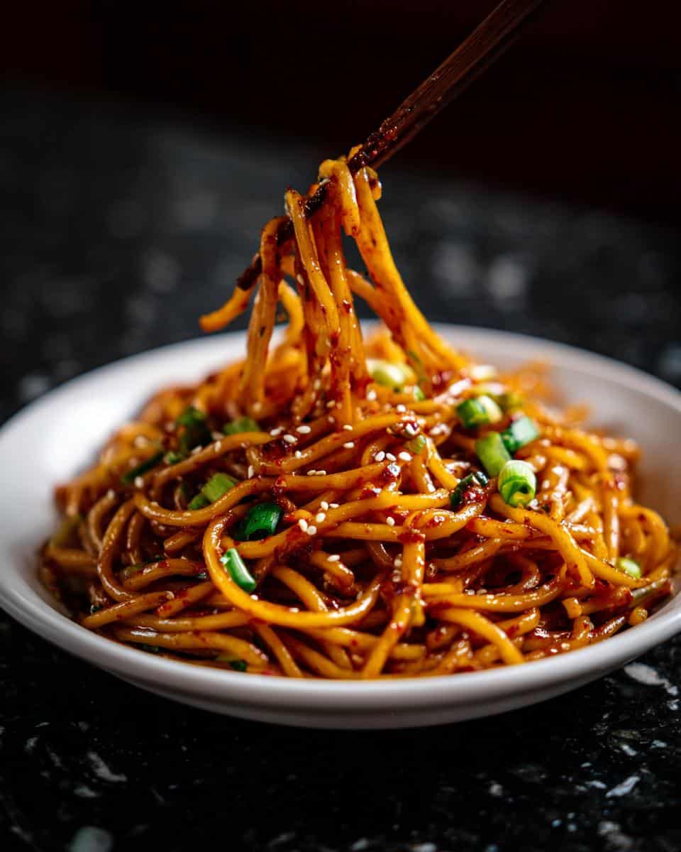 Creamy Chili Garlic Noodles - detail 1