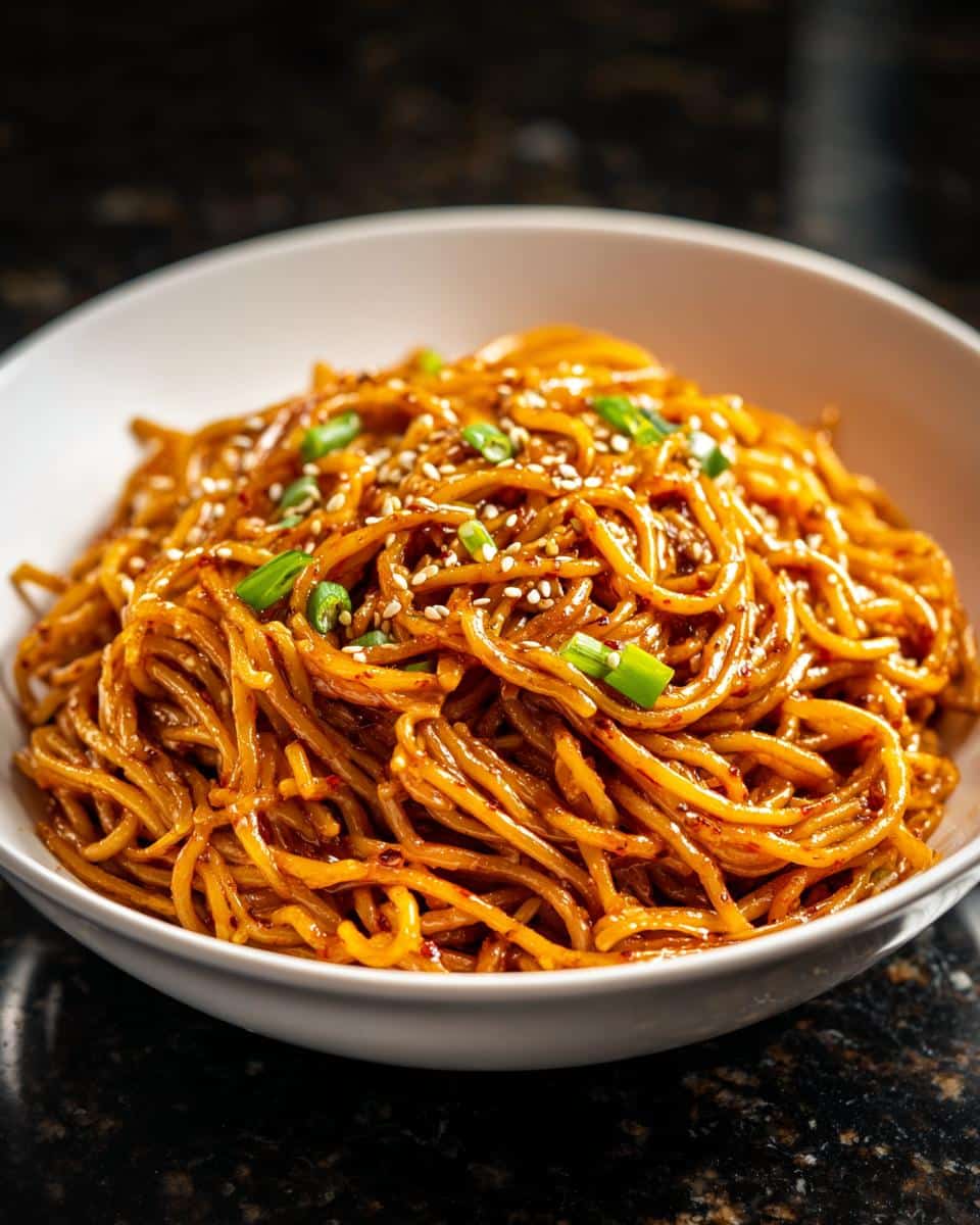 Creamy Chili Garlic Noodles - detail 2