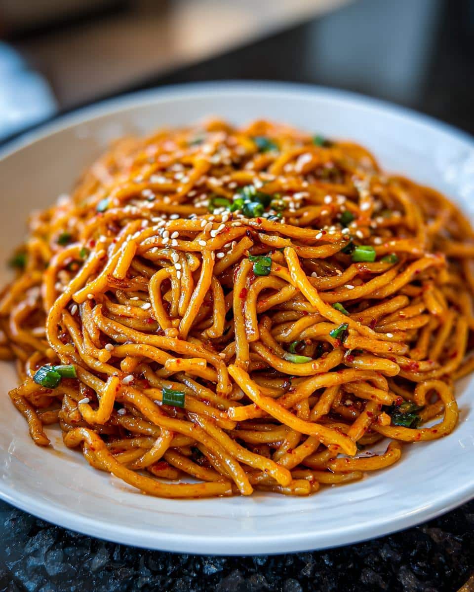 Creamy Chili Garlic Noodles - detail 3