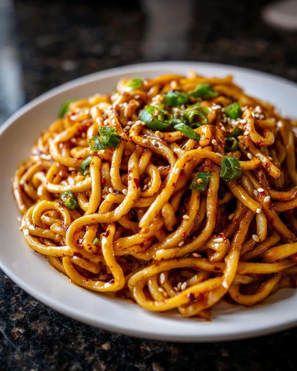 Creamy Chili Garlic Noodles - detail 4