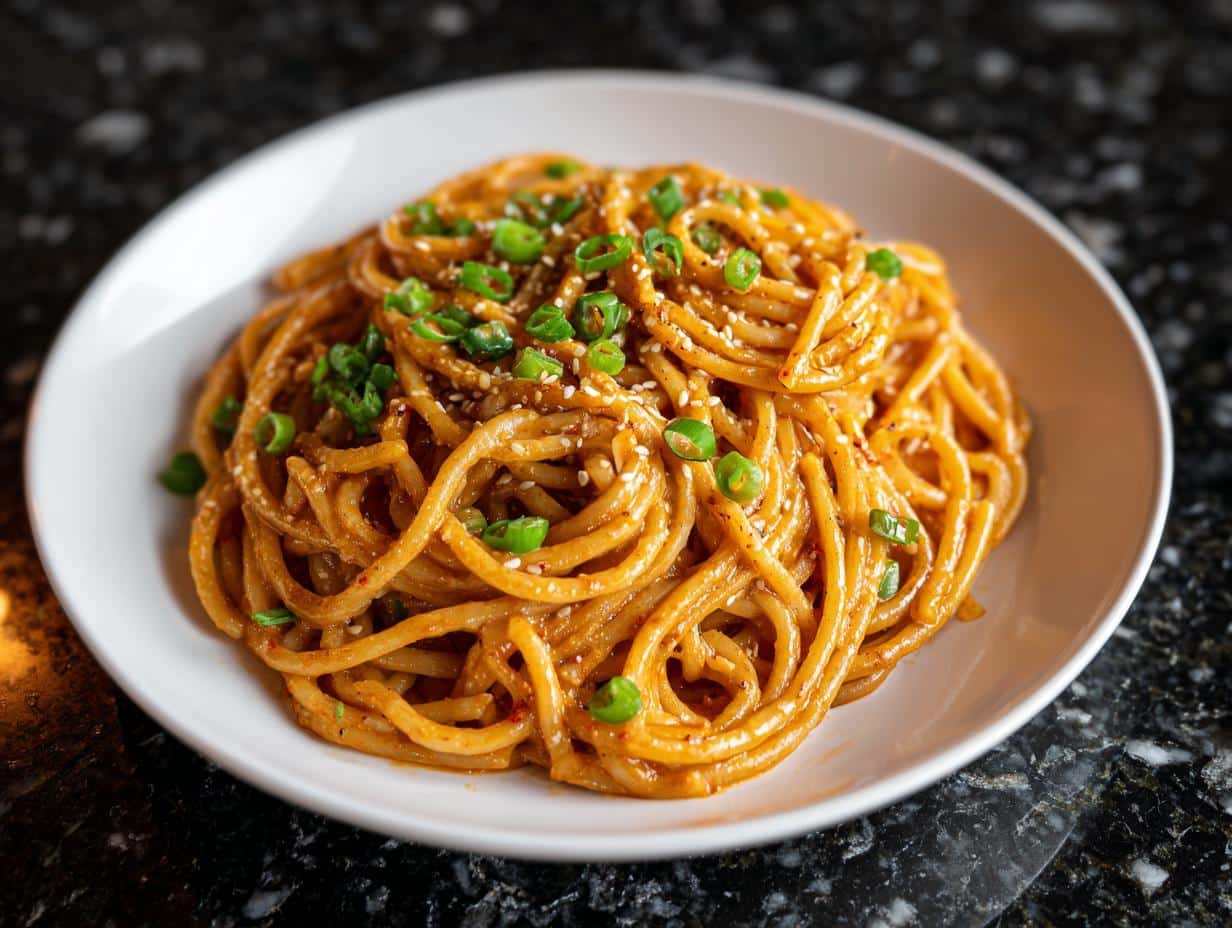 25-Minute Creamy Chili Garlic Noodles You’ll Crave