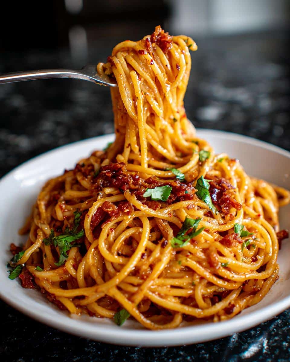 Creamy Chili Oil Pasta - detail 3