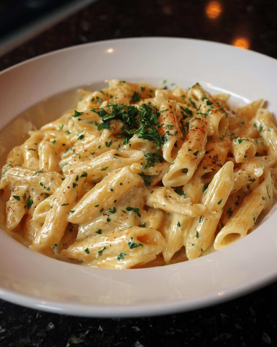 Creamy Garlic Butter Penne - detail 2