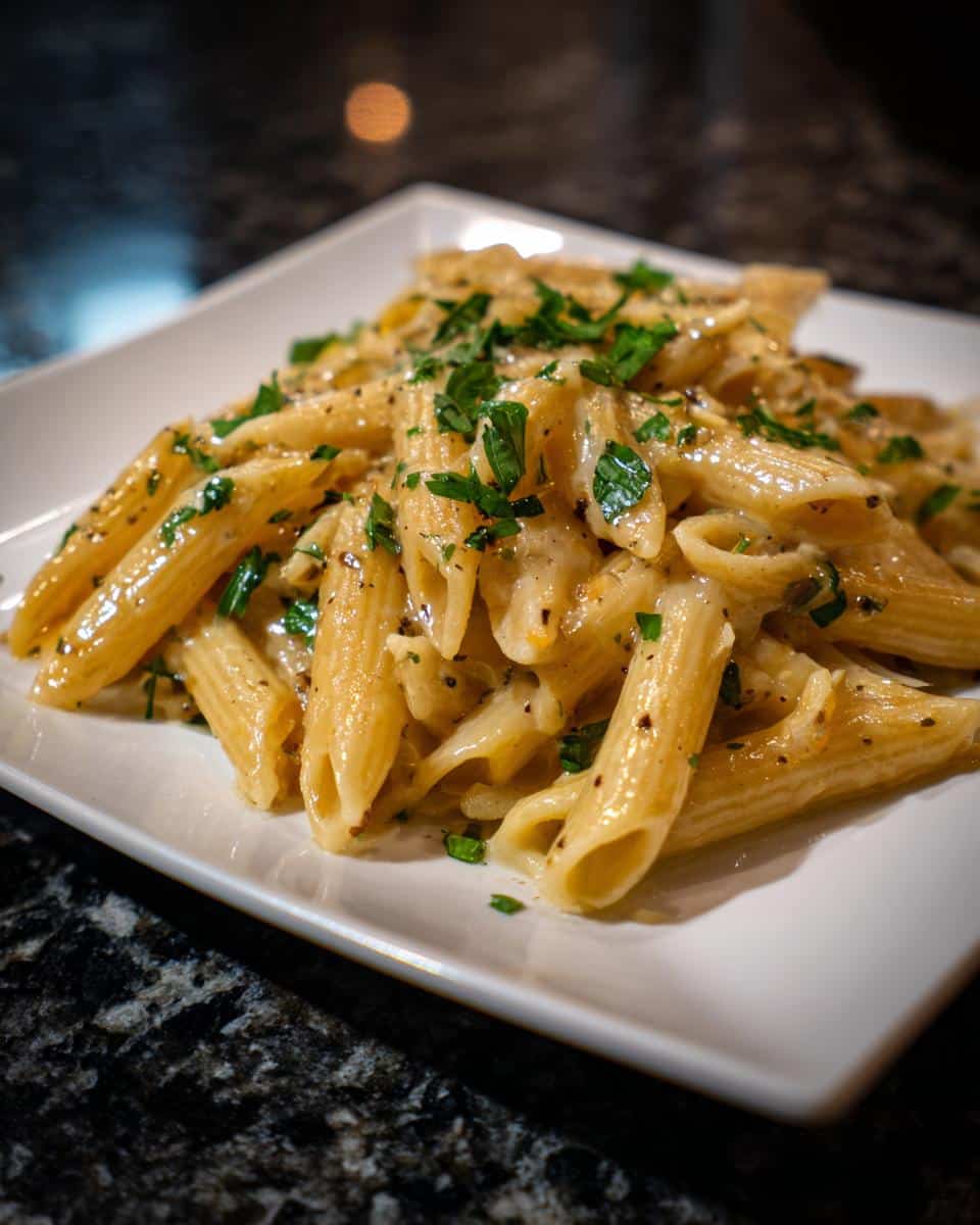Creamy Garlic Butter Penne - detail 3
