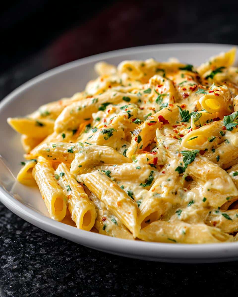Creamy Garlic Butter Penne - detail 4