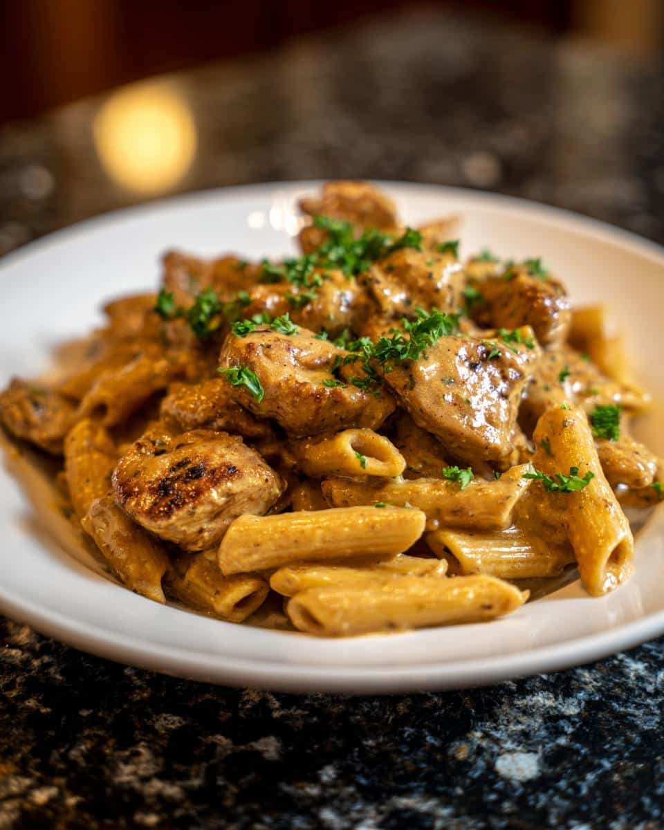 Creamy Garlic Chicken Skillet Pasta - detail 1