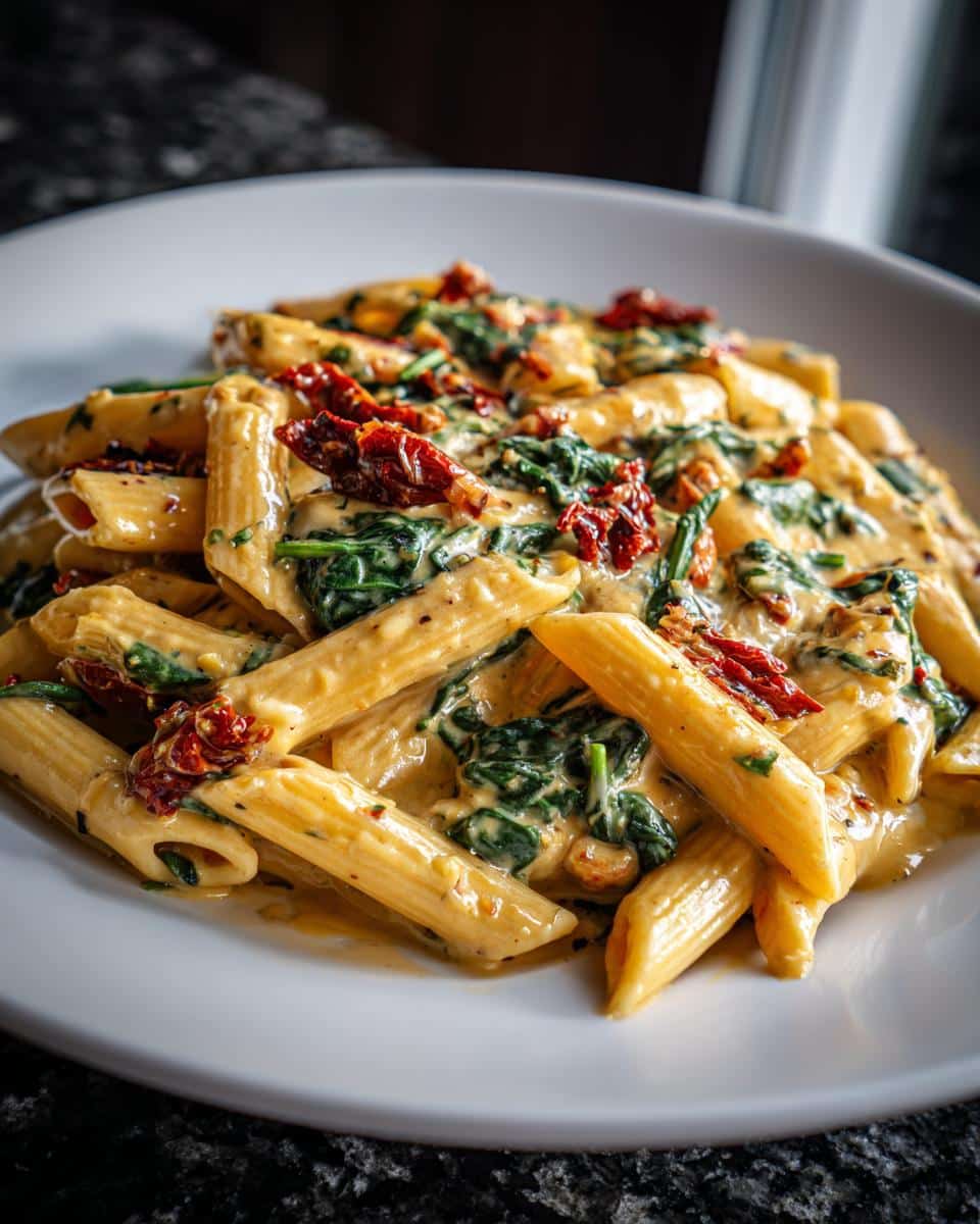 Creamy Garlic Tuscan Pasta - detail 1