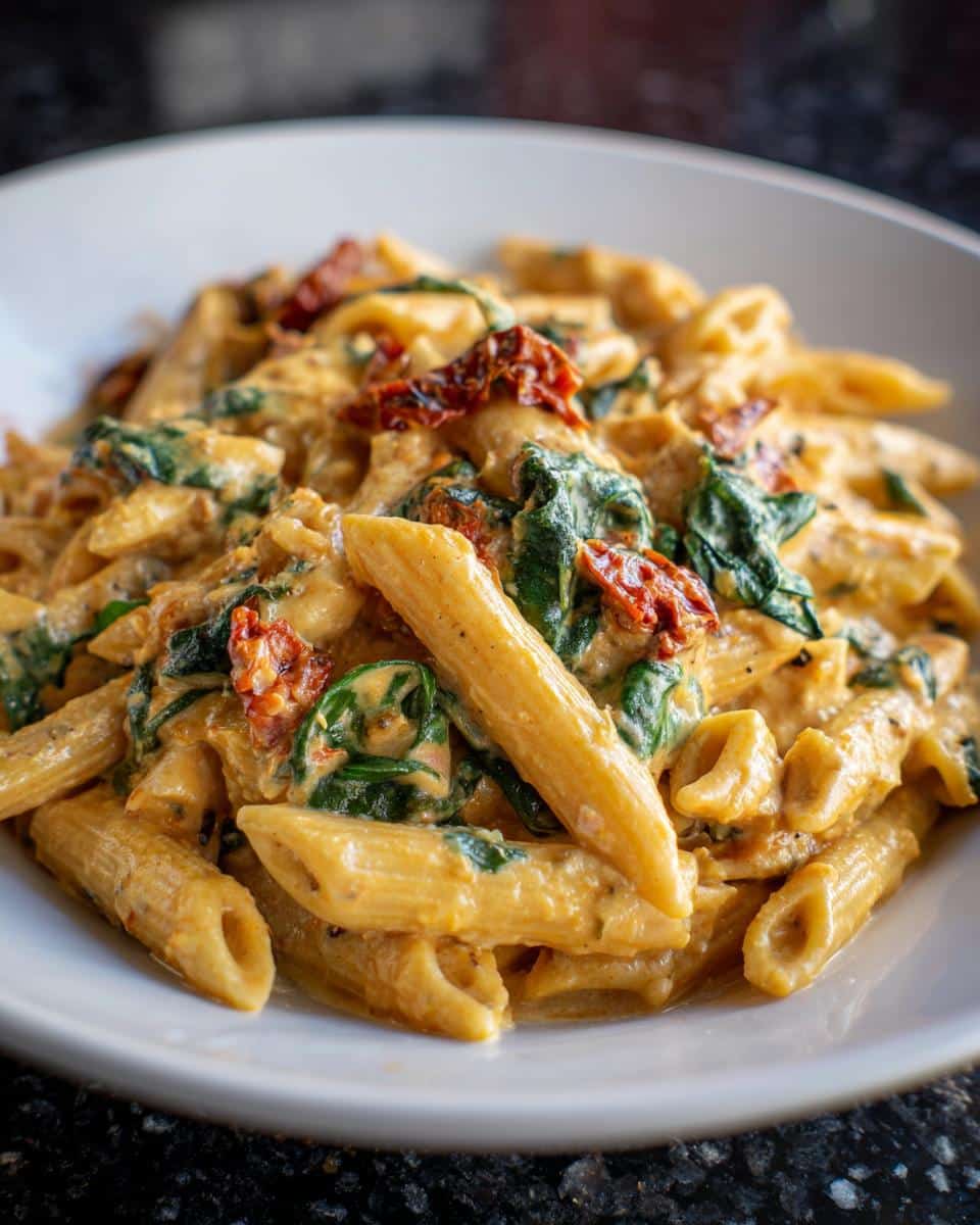 Creamy Garlic Tuscan Pasta - detail 2