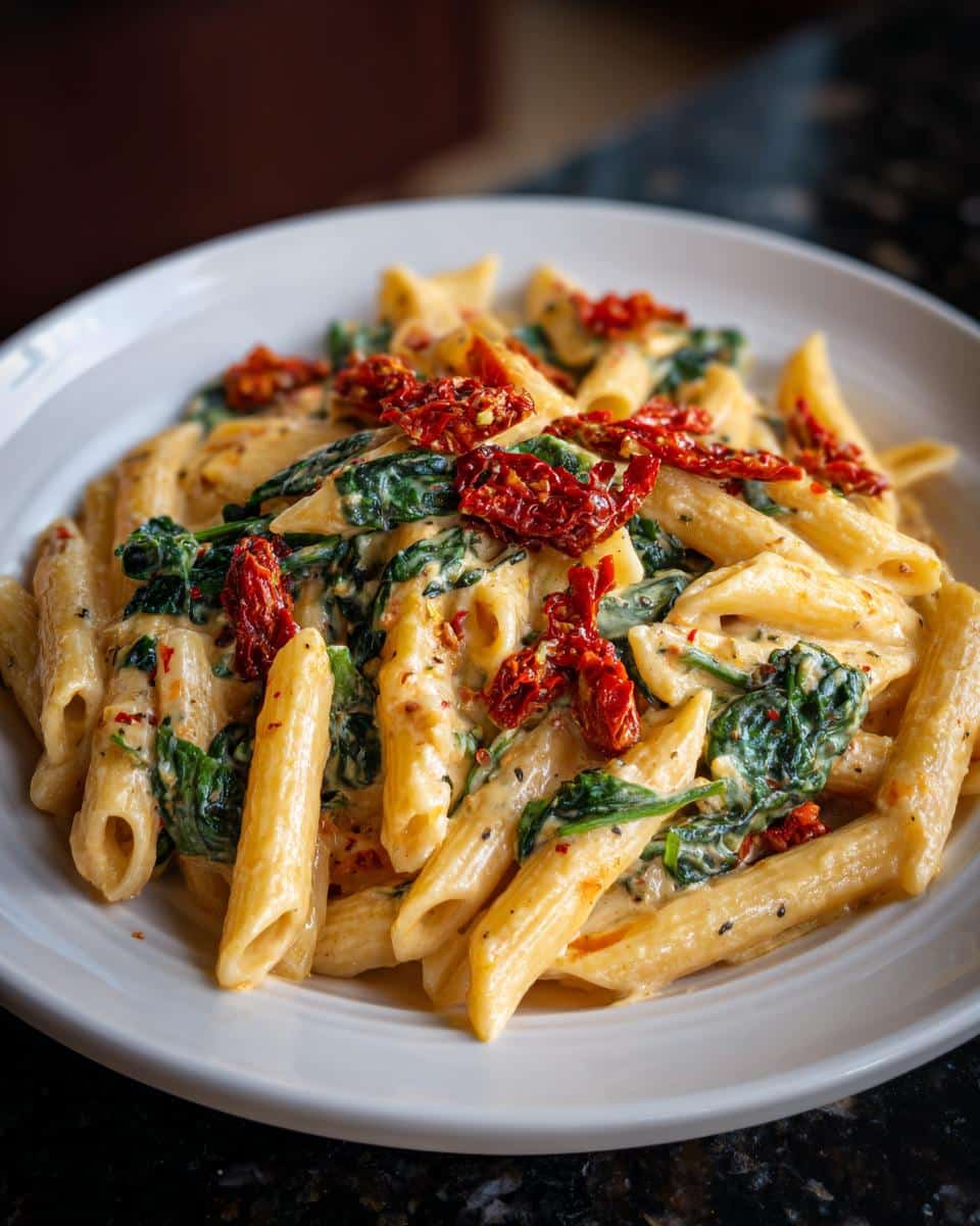 Creamy Garlic Tuscan Pasta - detail 3