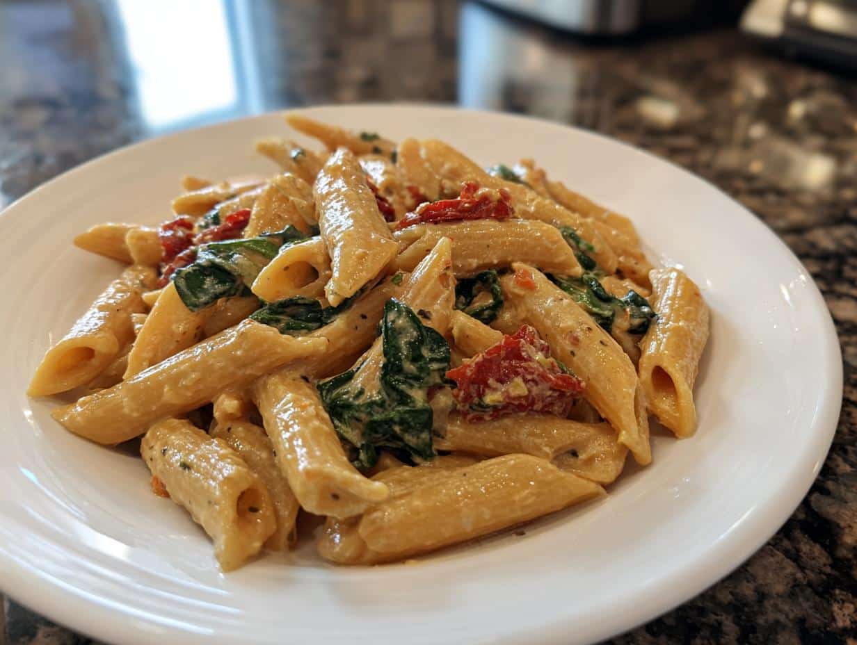 Creamy Garlic Tuscan Pasta