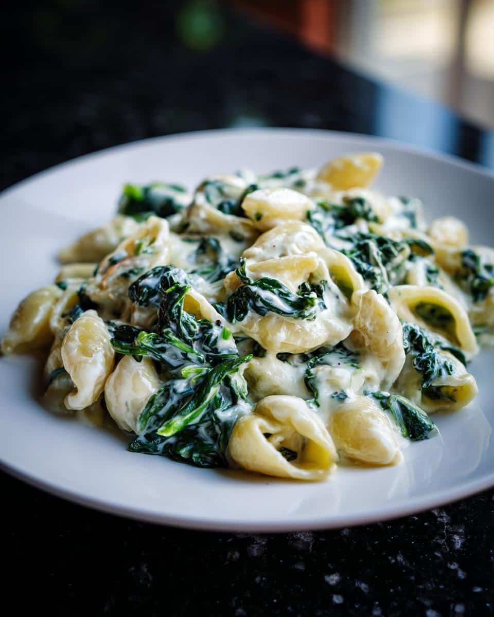 Creamy Parmesan Spinach Pasta - detail 4