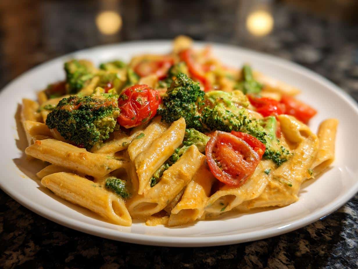Creamy Roasted Veggie Pasta