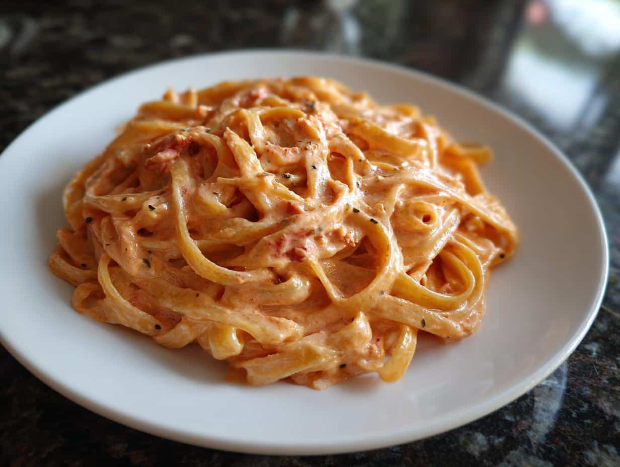 Creamy Tomato Alfredo Pasta