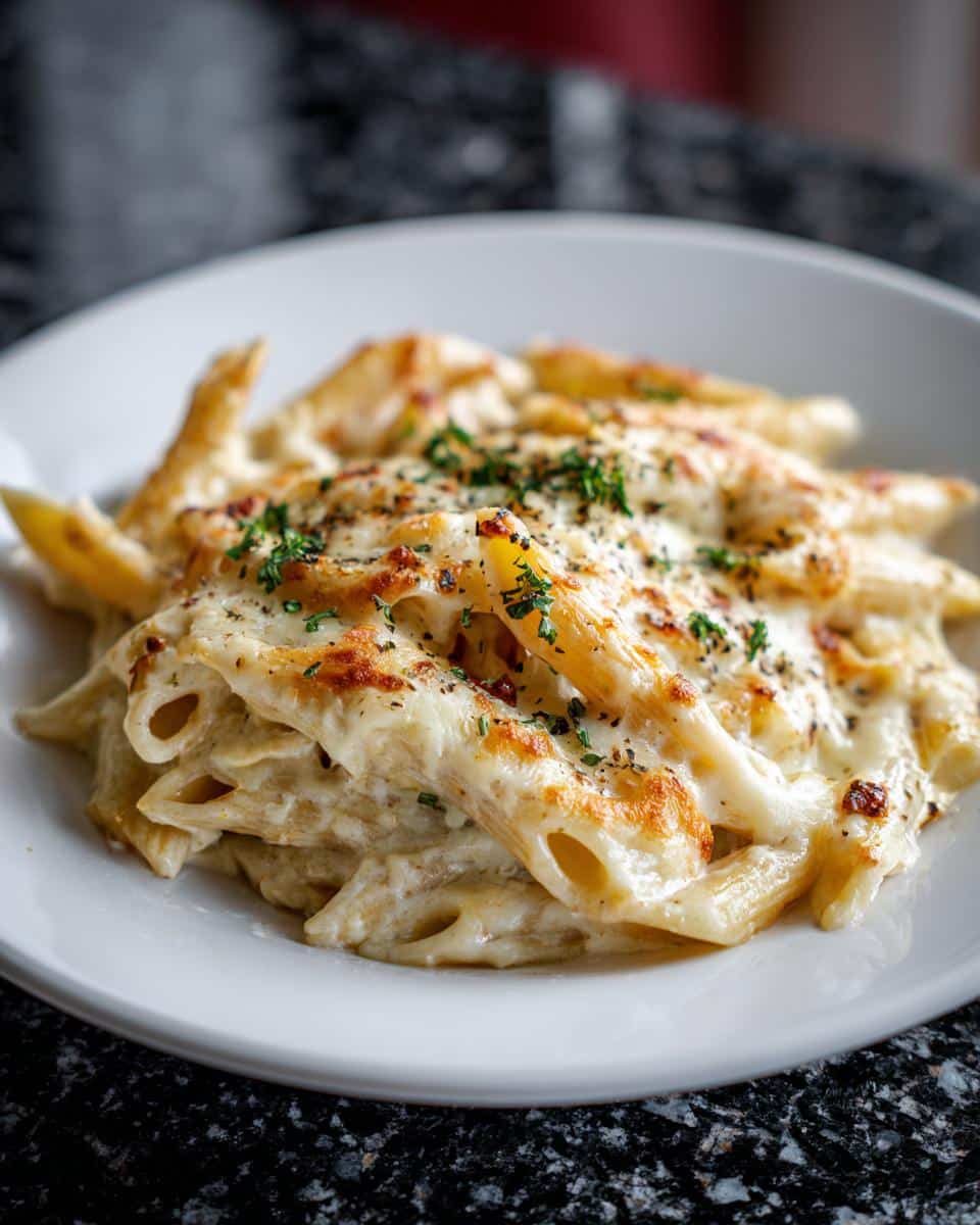 Creamy White Sauce Pasta Bake - detail 1