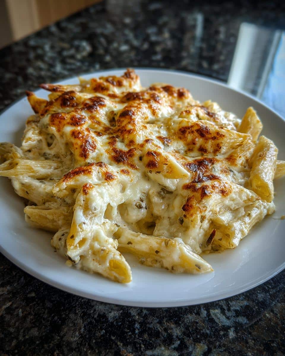 Creamy White Sauce Pasta Bake - detail 2