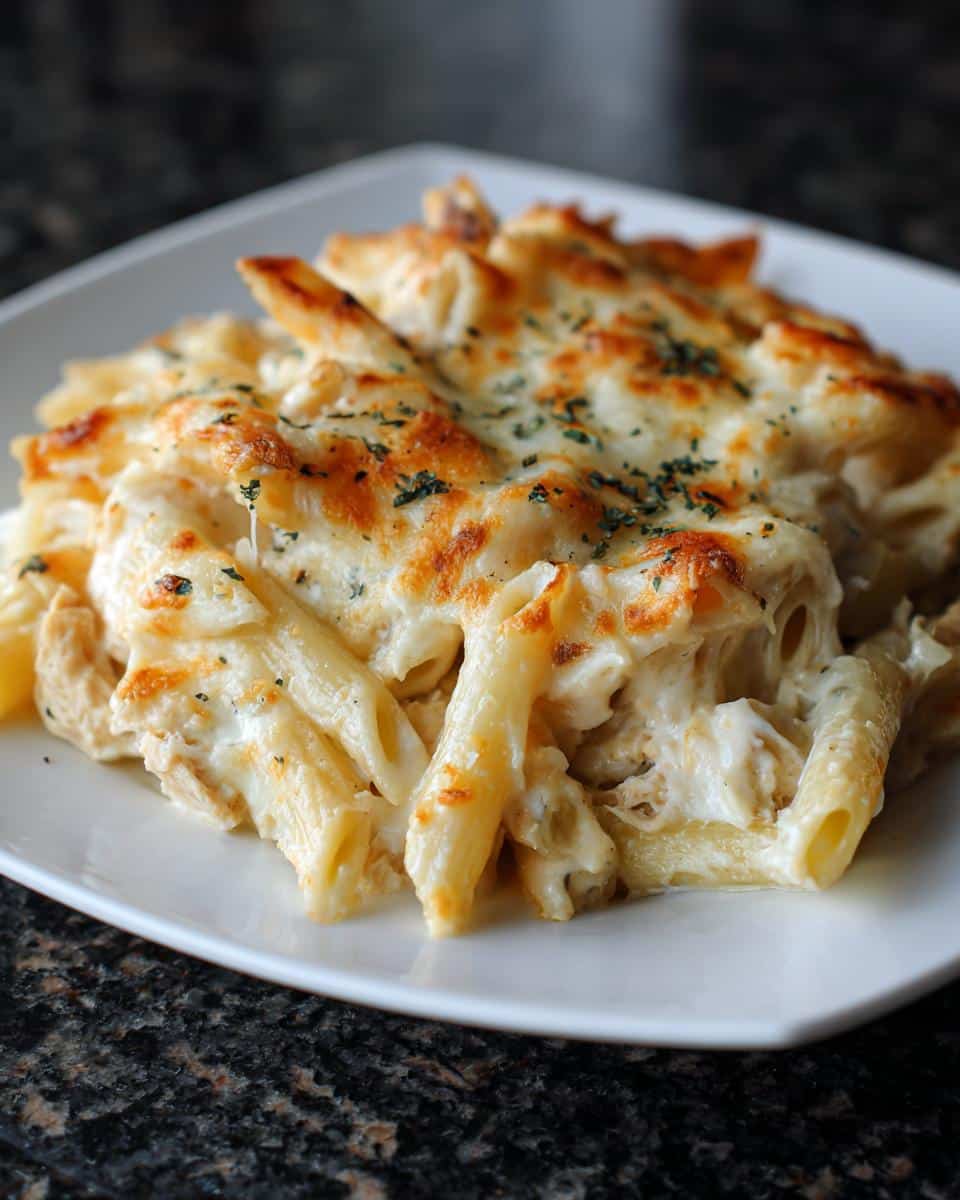 Creamy White Sauce Pasta Bake - detail 3