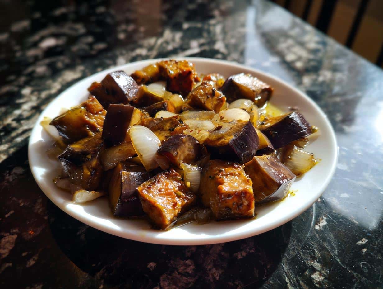30-Minute Eggplant Onion Boil: A Comforting Healthy Delight