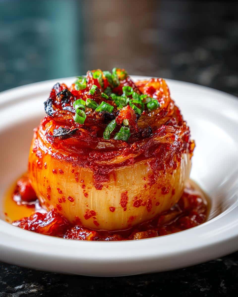 Korean Chili Onion Boil - detail 1